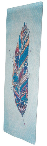 Yogamatte weich Mandala Feder