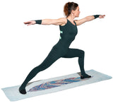 Yogamatte weich Mandala Feder